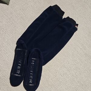 Hunter Dark Blue Fleece Boot Liners